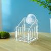Aquarium Plant Holder Hanging Fish Tank Plant Pot with Suction Cups Clear