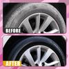 Spray abrillantador de neumáticos con apariencia húmeda y negra, capa transparente para automóviles, para lograr un aspecto brillante de neumáticos mojados, vinilo plástico con protección UV