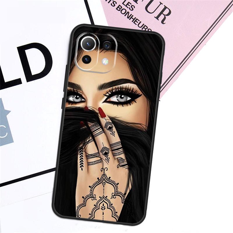 Hijab Gezicht Moslim Islamitische Vrouw Meisje Hoesje Voor Xiaomi 15 14 17 Ultra 13T 14T 15T Pro POCO F8 Ultra F7 F5 F6 X3 X5 X6 X7 Pro Cover