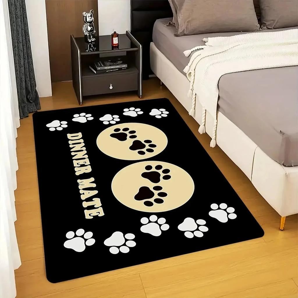 1PC Mushroom Pattern Kitchen Rugs Non-Slip Home Door Mats Pop design Bathroom Rugs Bath Mat Carpet for Home Sink Laundry Decor
