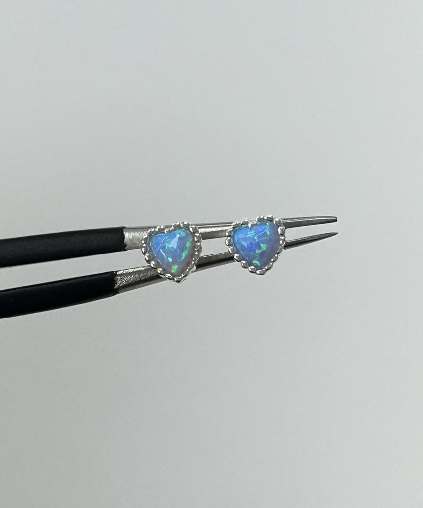 Baradu [Baradu 925] Opal Miniheart Piercing (Single)