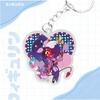 Acrylic Key Buckle for Helluva Boss Moxxie Millie Stolas Beelzebub Stella Anime Theme Acrylic Creative Keychain Pendant Gift