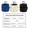 Multifunctional Foldable Storage Basket for Camping, Picnic, Toiletries, Shower, and Household Use