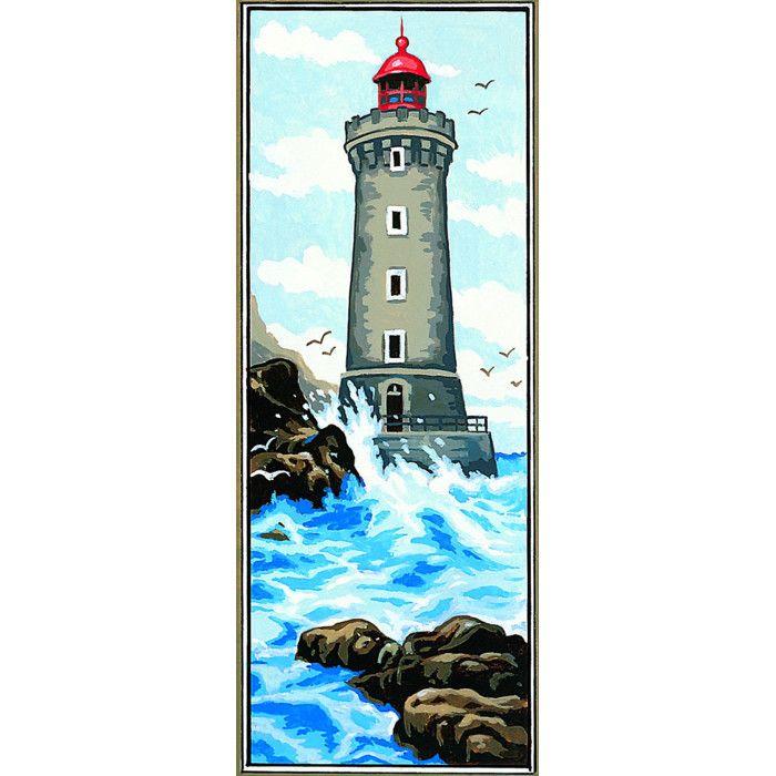 Canevas Pénélope Antique Le phare 25x60cm