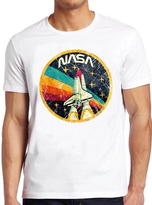 Винтажная ретро футболка с логотипом NASA 2523 XXXXL