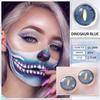 Eyeshare Cosplay Farbkontaktlinsen für Augen Halloween-Linsen Blaue Augenkontaktlinsen Schwarze Linsen Jahreslinsen 14,5 mm