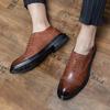Leather shoes men's formal business men's shoes British style heightening pointed men's suit leather shoes spring and autumn new wedding shoes