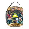 Borsa Pranzo Gravity Falls Bill Cipher Divertente Lunch Box Per Uomo Ufficio Comoda Borsa Frigo Impermeabile Stampa Termica Borsa Tote