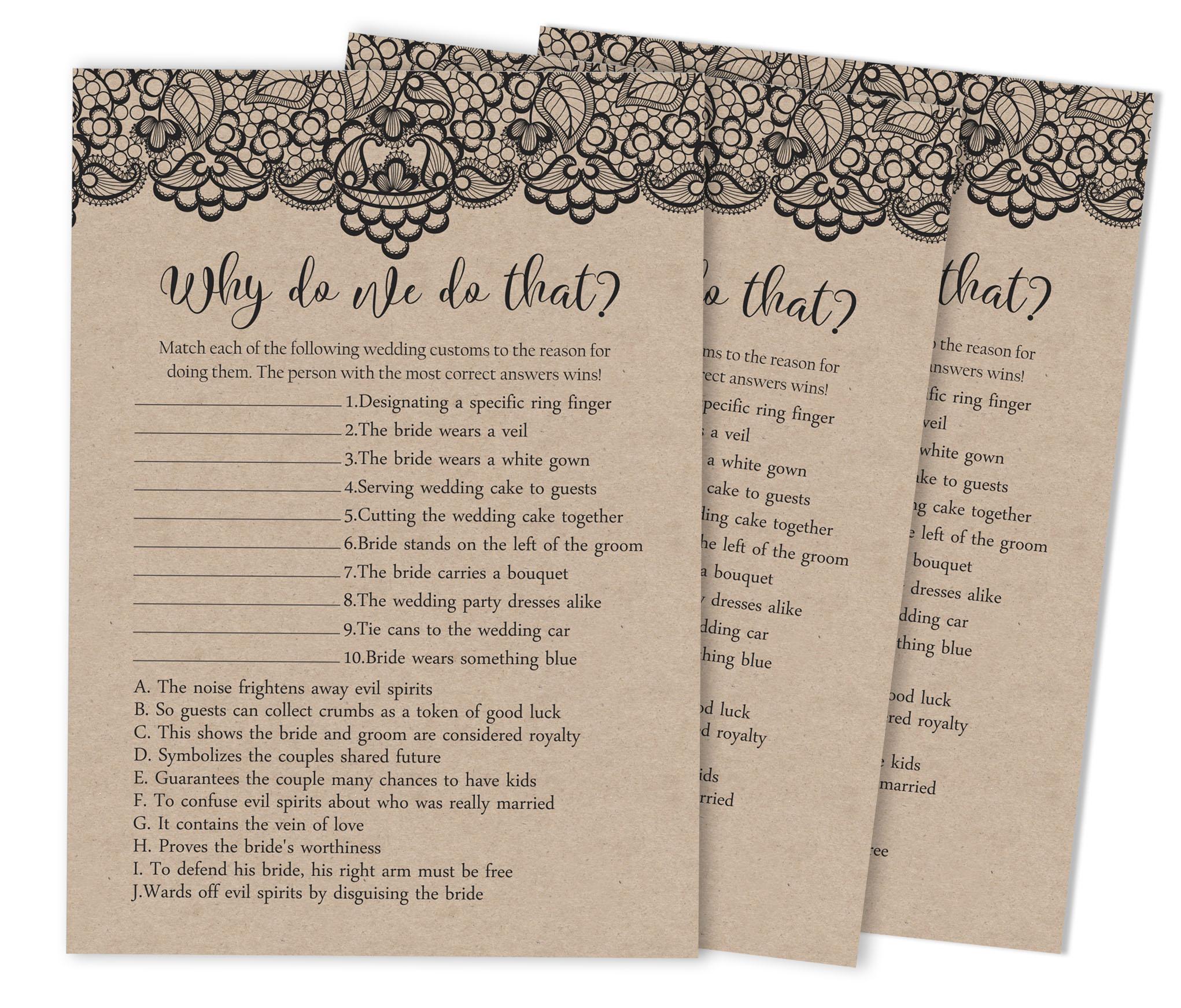 

Inkdotpot 50A Вікторіанське Чорне Мереживо KraftA БінгоA ГраA КарткиA Для Весільного Душу Нареченої Дівич-вечір Оптом Чисті Квадратні Заповнити Подарунок 5 x 7 Inches бежевий