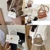 Vintage Minimalist Small Square Bag Autumn New Korean Style Shoulder Bag For Fashion