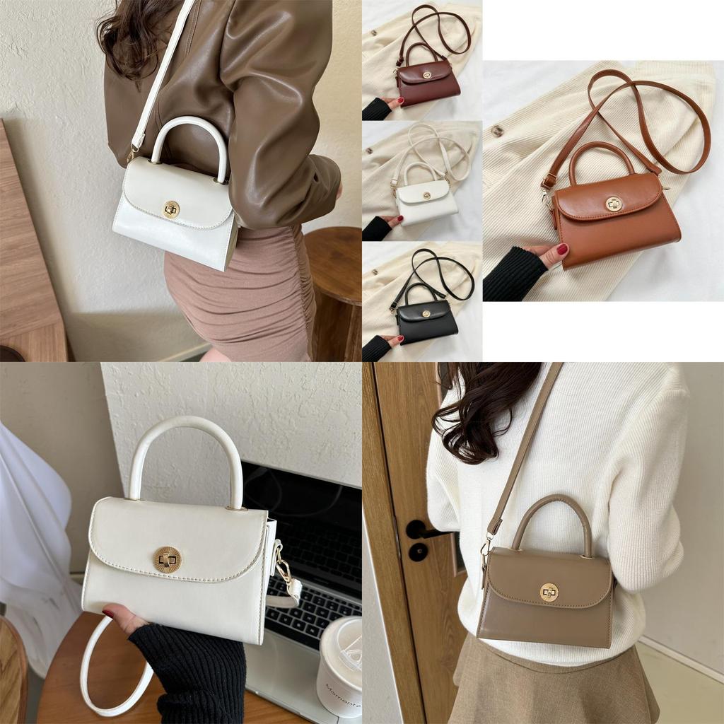Vintage Minimalist Small Square Bag Autumn New Korean Style Shoulder Bag For Fashion