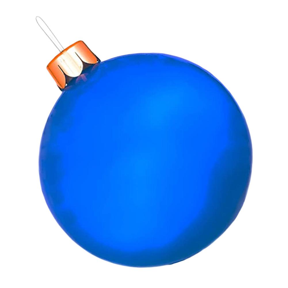 30/45/65/75CM Christmas Inflatable Ball PVC Blow Up Ball 8 Colors Decorated Ball With Stakes To Fasten Ball Happy new year