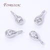 11x5mm 18K Gold Plated Drop Pendants For Jewelry,Brass with Zircon Charms For Bracelets Making Accessories,DIY Earrings Findings