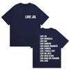 Love Jul France Rapper  Album Print T Shirt Unisex Women Vintage Fashion Short Sleeve Tshirts Casual Oversized Cotton Tshirt