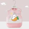 Cartoon Pattern Eating Bibs Waterproof Anti-dirty Children Apron Washable Sleeveless Children Protective Clothing Children