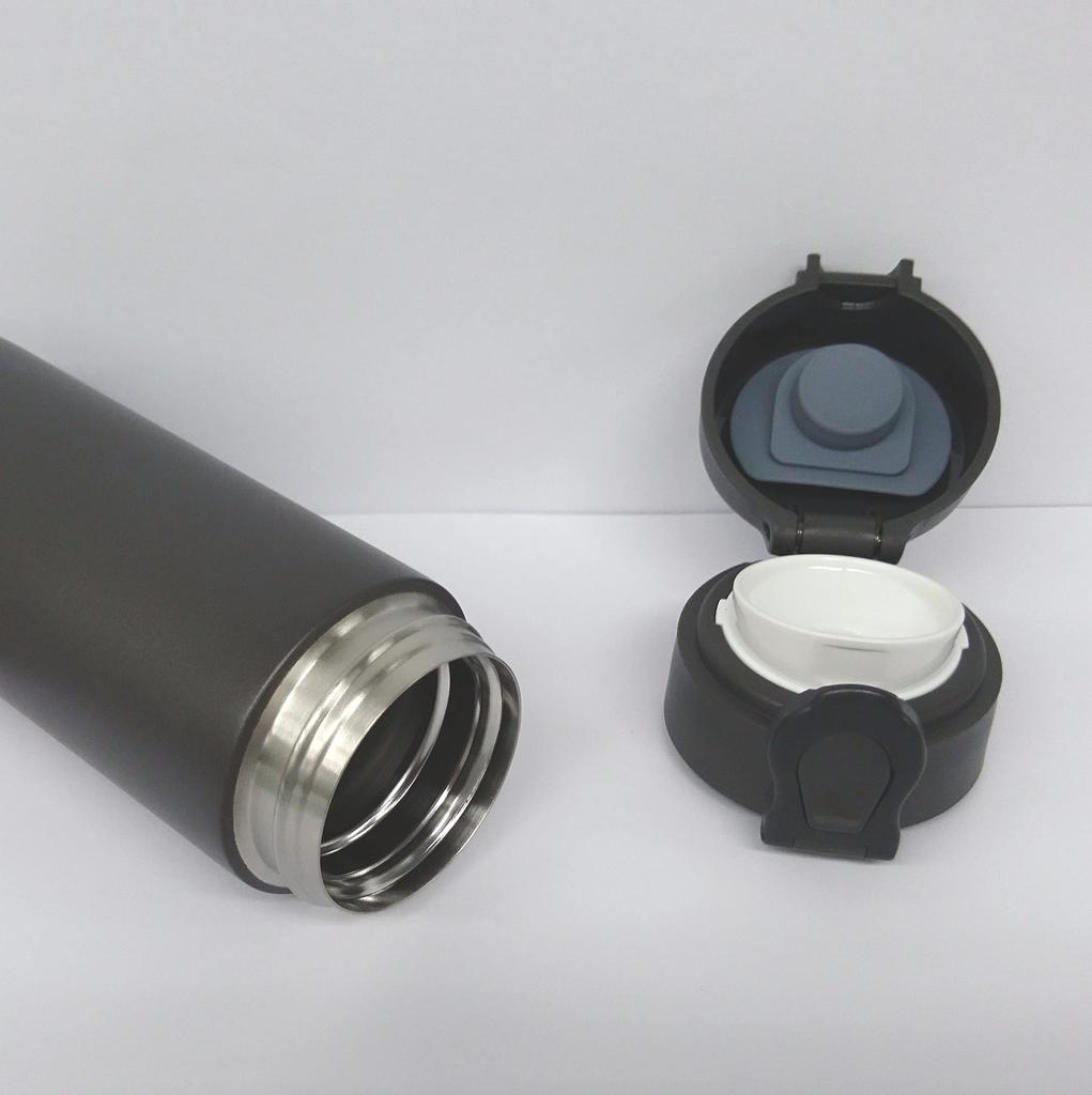 Peacock Water Bottle Mug Bottle Brown Stainless Steel Bottle Mug Type T The-peacock 0.35L AKF-35