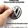 LVAXC1 4Pcs 56mm Car Wheel Center Stickers For VW GTI Polo Passat B6 B7 B8 Golf MK6 MK7 MK8 Tiguan Jetta ID.3 Beetle T-ROC CC Hub Cap