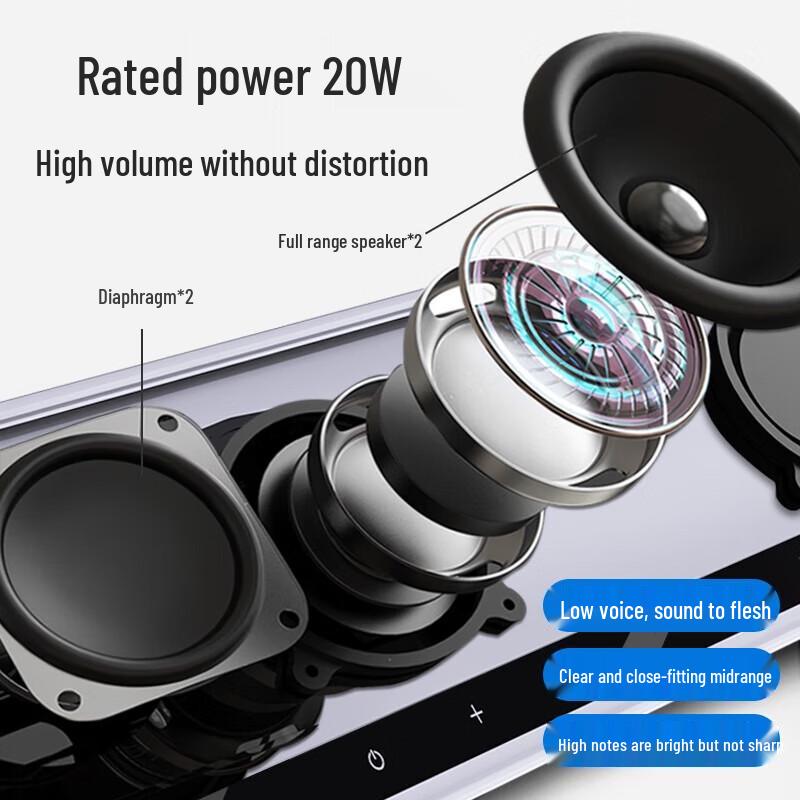 Philips SPA5508 Bluetooth Desktop Computer Speakers with Microphone