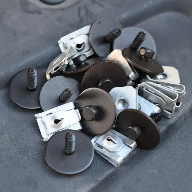 Screw and Self-Locking U-Nut Kit Auto Bumper Cover and Fender Liner Fender for BMW 07149126886 07146951655 Nut Bolt Accessories