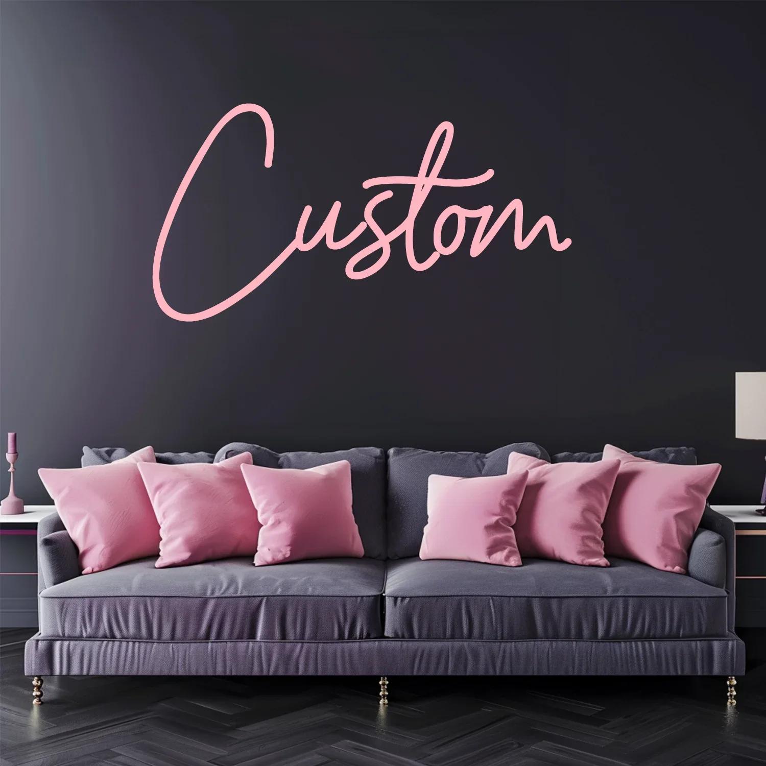 

Светодиодный неоновый знак с одной цифрой, настраиваемые цвета, для декора вечеринки в честь 1-го дня рождения ребенка, диммируемые световые знаки с питанием от USB для домашнего бара 41x23CM розовый