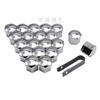 20PCS Hub Screw Cover & Hub Center Cover for Tesla Model 3 S X Y, Hub Screw Protective Cap Tire Modification