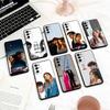 C-Culpa Tuya MIA Чохол для телефону Samsung S 25,24,23,22,30,21,10,9,Ultra,Plus,Lite,FE,4,5 G М'який чорний чохол