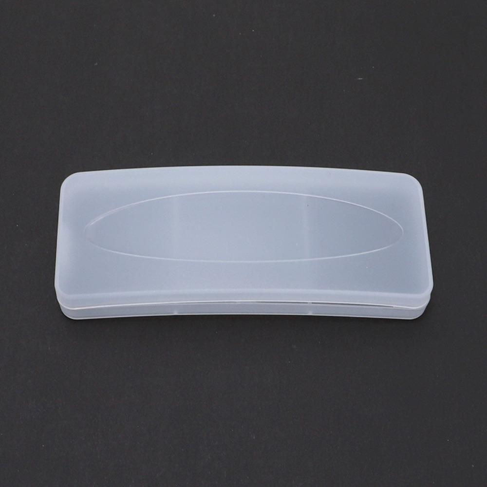 Portable Transparent Glasses Case Hard Plastic Frosted Protective Box Eyeglasses Case for Travel Daily