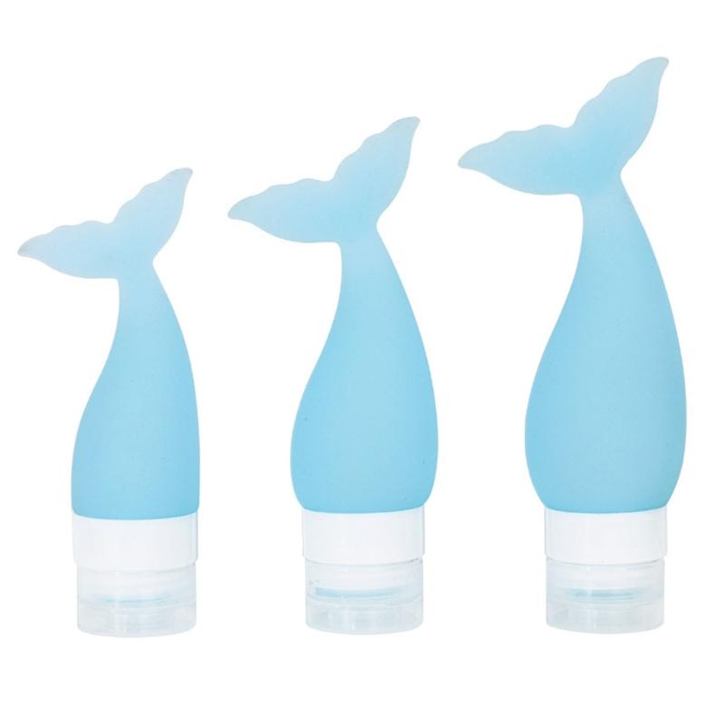 Silicone Travel Bottle Liquid Dispenser Multifunctional Storage Bottles Supplies for Adults Women Makeup Lotion Liquid