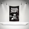 M-Morbids Angel Flag Rock Music Band Banner HD Printing Tapestry Exhibition, Music Band Fans, Garage Decor