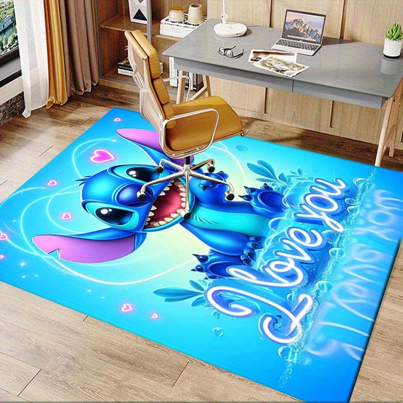 Office Rug Stitch, Love theme 3D Printed Anti-Slip Rug-Machine Washable for Living Room