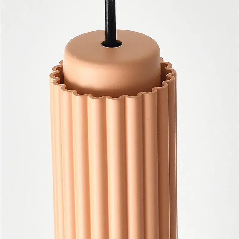 Lampă suspendată modernă cu LED pentru noptieră Iluminat pentru masă de bar restaurant nordic, cu linie lungă, lampă de decor hotel de studiu pentru dormitor principal