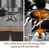 Zestaw 2 mrożonych kulek do espresso do ekspresu do espresso, kulka chłodząca do espresso ze stali nierdzewnej, chłodziarka do espresso, akcesoria do ekspresu do kawy