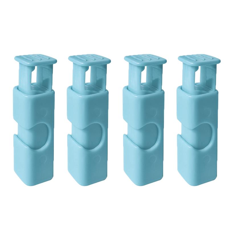 Sele 4pcs Sealing Clip Food Preservation Bag Clip Snack Fresh Food Storage Seal Bag Clips Sealer Clamp Kitchen Storage Tool