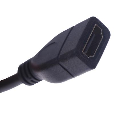 Cable extensor HDMI macho a hembra de 15 cm/30 cm, protector HDMI
