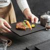 Square Black Steak Plate Ceramics Dining Plate Sushi Plates Sting Disc Dessert Plates Fruit Dish Snack Bowl Dim Sum Dish