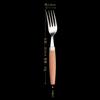 304 stainless steel steak knife and fork spoon, walnut western food spoon, high-value spoon, fork, meal spoon, spoon