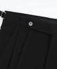 BELLIEF Essential Seersucker Adjust 2-Pleated Relaxed Chino (Black)
