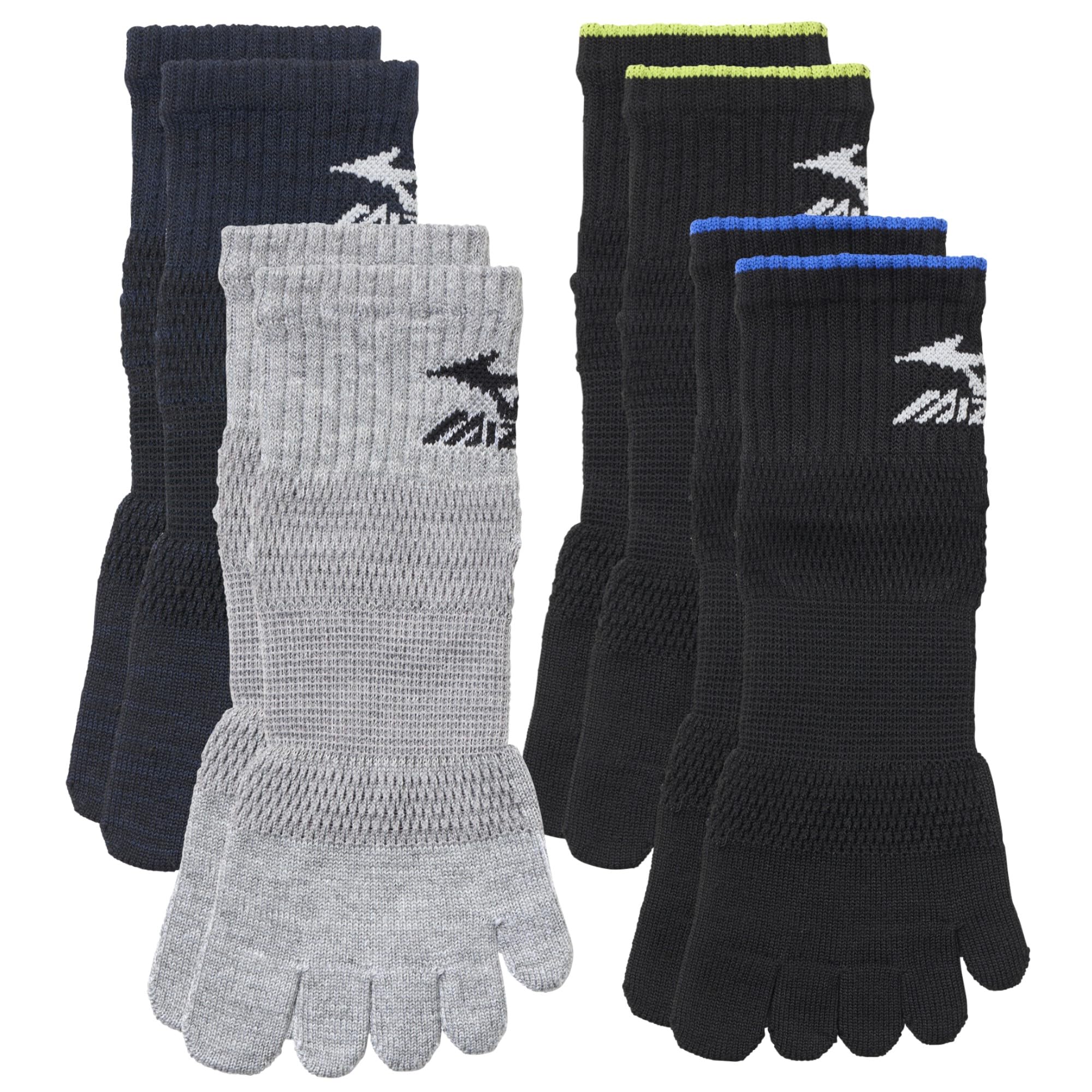 

Mizuno WORK Safety Shoes Work Set or Cool Supportive Assorted Sizes cm Five-Toe Socks, Men s Socks, 2-Pair 4-Pair Set, Fit, Durable, Quick-Drying,