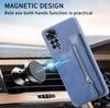 Kartenhalter Leder Reißverschluss Geldbörse Magnetische Hülle Für XiaoMi Redmi Note 14 13 12 11 11S 13C 10C X4 Pro 5G POCO X6 X3 NFC Tasche Hülle