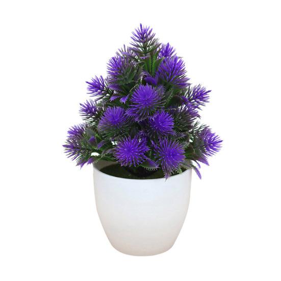 

Прочный поддельный завод Унфадинг легкий для обслуживания фиолетовый