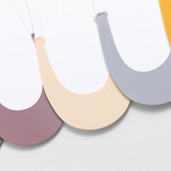 1 Pair Fashion Breathable Sweat Absorbing Soft Transparent Suspenders Half Invisible Socks Daily Wear Boat