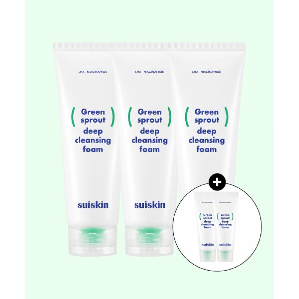 Suiskin Young Sprout Deep Cleansing Foam 150ml X 3 + 40ml Free NONE