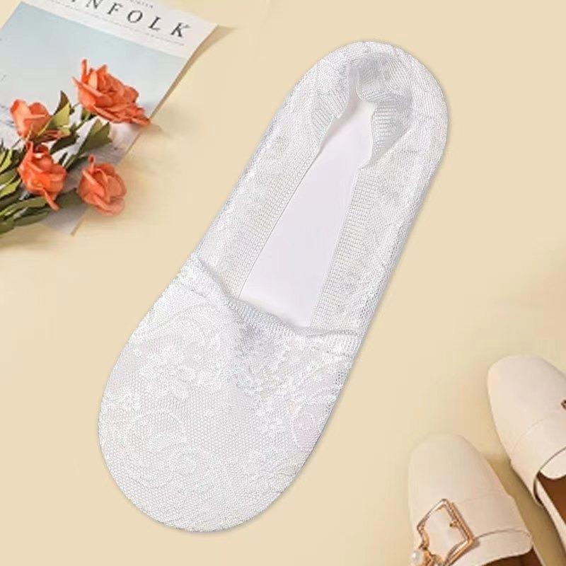 Summer Lace Flower Short Sock Invisible Low Cut Women Sock