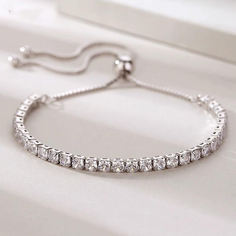Koreanischer Stil Vera Venna Diamant- und Kristallarmband für Damen