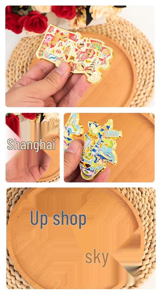 Zhaotong City Metal Refrigerator Magnet - Cultural & Creative 2025 Design