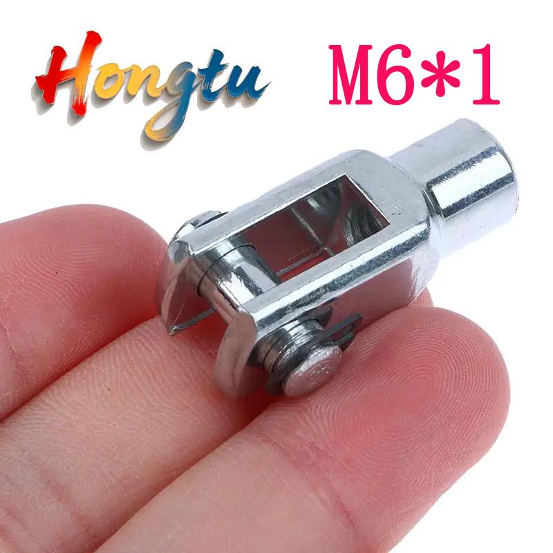 Metal Y-16 M6*1 Thread Pneumatic Cylinder Rod Piston Clevis Y Joint For 16mm Bore Mechanical Hardware 1PC