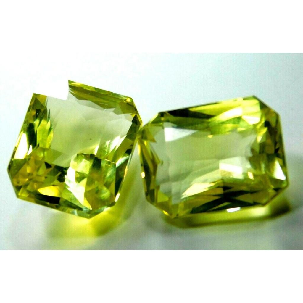 Natural CERTIFIED Unheated Yellow Sapphire Emerald Cut 12 Ct Loose Gemstone
