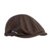 Unisex Advanced Hat Vinatge Solid Color Adjustable British Style Lightweight Newsboy Hat Women Men Decorative Peaked Cap