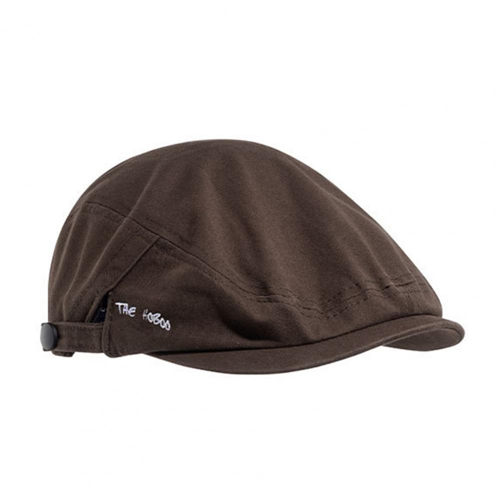 Unisex Advanced Hat Vinatge Solid Color Adjustable British Style Lightweight Newsboy Hat Women Men Decorative Peaked Cap
