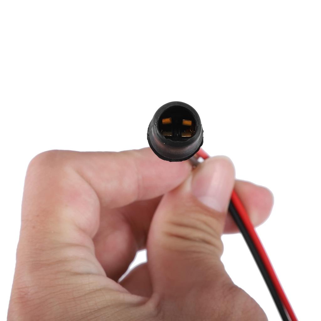 uxcell Car Round Pre-Wired Harness Female Socket for LED Bulb T10 194 Replacement 10pcs